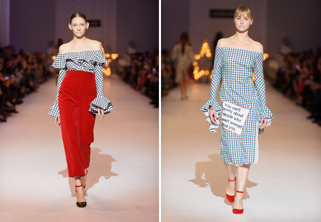 Прозорі блузки, кльош і вічна смужка: модні тренди сезону весна/літо-2017 від українських дизайнерів. Частина перша